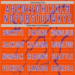 Sports Custom Sublimation Soccer Uniform Lightning Jersey Orange Purple-White