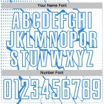 Jersey Sports Lightning Powder Soccer Uniform Sublimation White Custom Blue Jersey Sports Lightning Powder Soccer Uniform Sublimation White Custom Blue