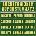 Jersey Sublimation Shape Uniform Custom Green Geometric Soccer Yellow-White Sports Jersey Sublimation Shape Uniform Custom Green Geometric Soccer Yellow-White Sports