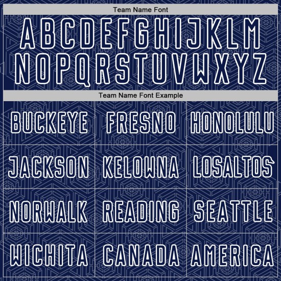 Custom Sports Navy Sublimation Geometric Jersey White Uniform Shape Soccer